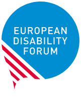 Logo and link to the European Disability Forum website