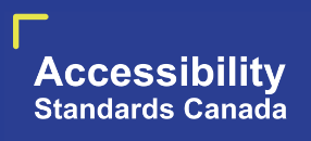 Logo and link to the Accessibility Standards of Canada website